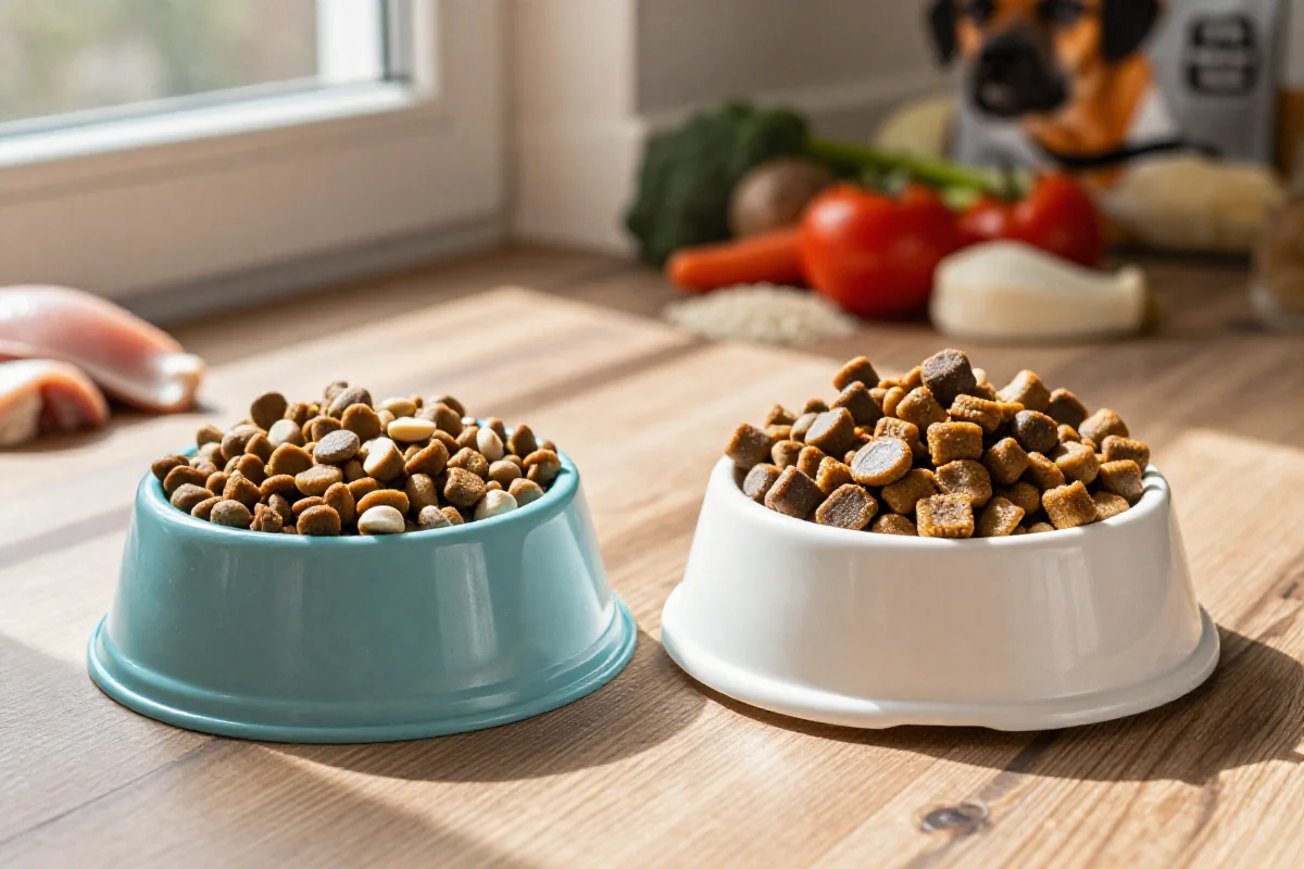 Hundemat for Chihuahua og Grand Danois med næringsrike ingredienser.
