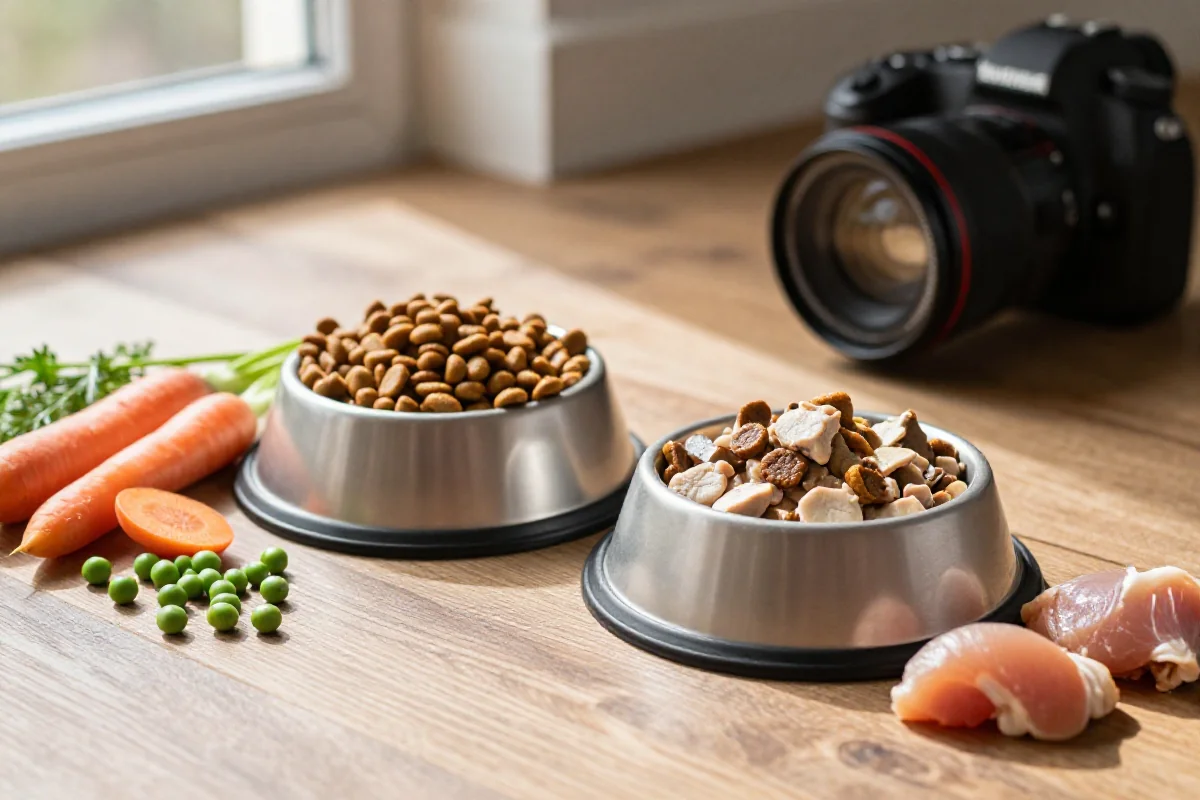 Hundemat og friske ingredienser for aktiv og rolig hund