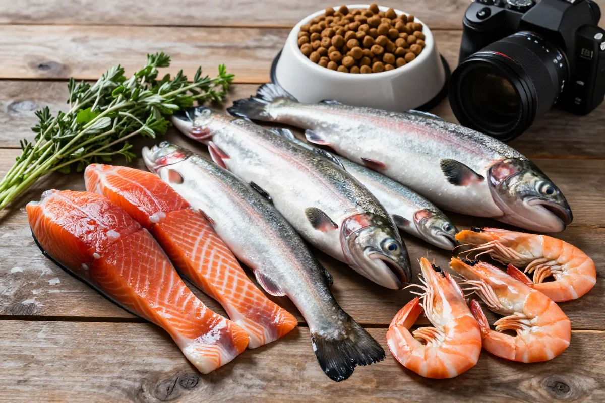 Fersk fisk og sjømat som proteinkilder i hundemat