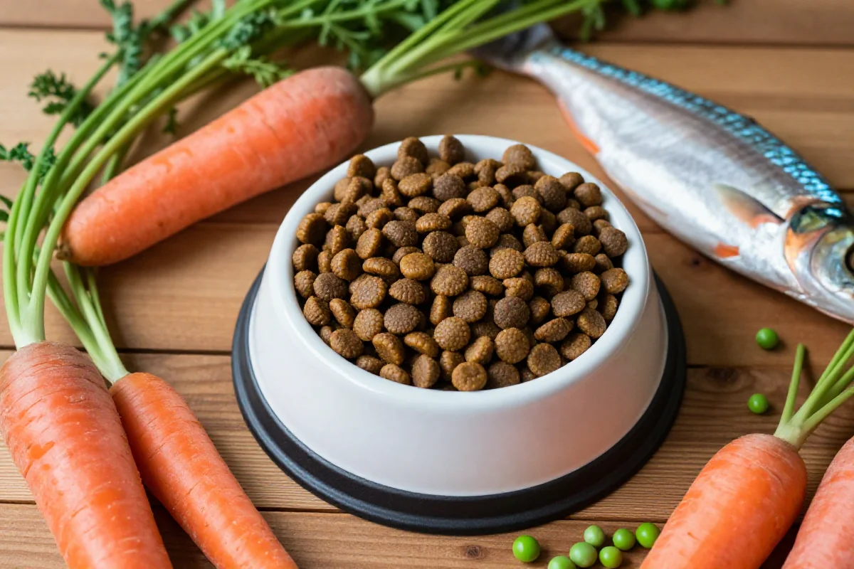 Fersk og sunn hundemat med naturlige ingredienser for hunder med matallergier.