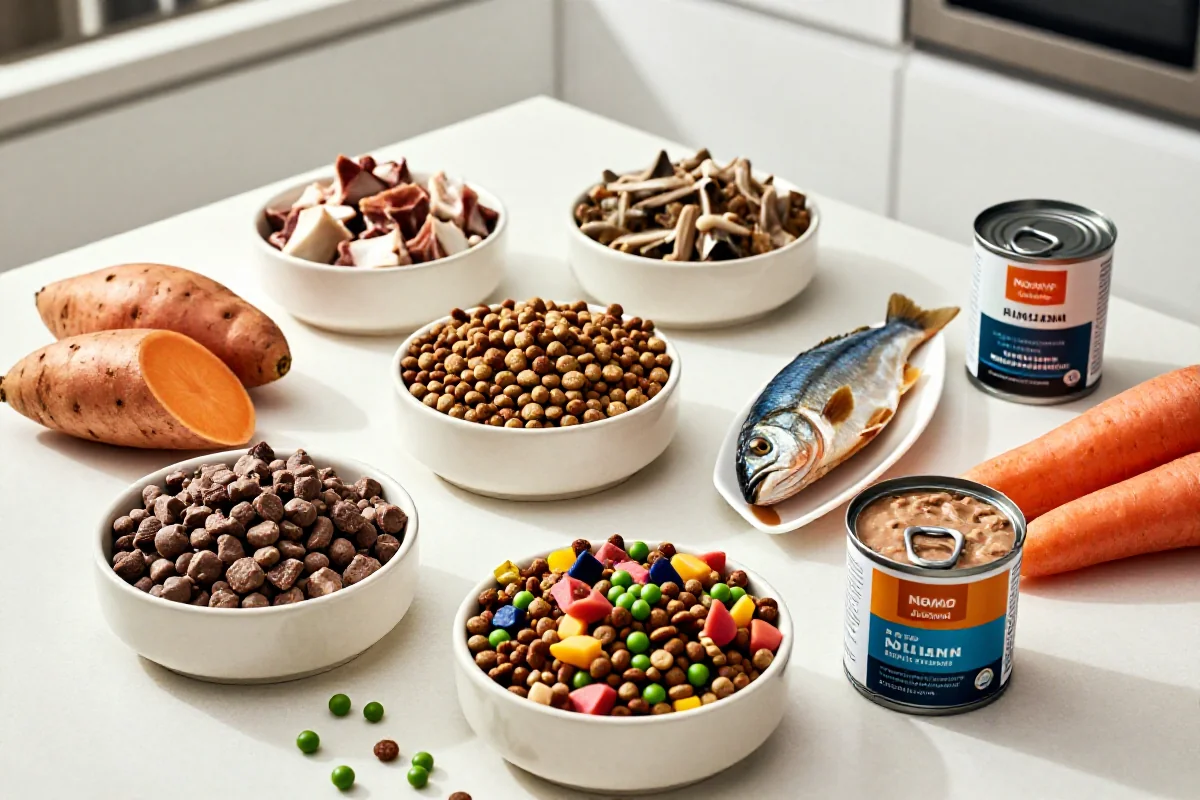 Alternativer til hundefôr uten kylling, kibble og naturlige ingredienser.