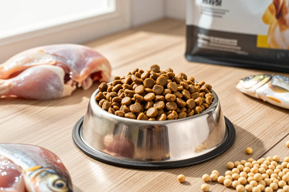 Høy kvalitet hydrolysert protein hundemat med naturlige ingredienser.