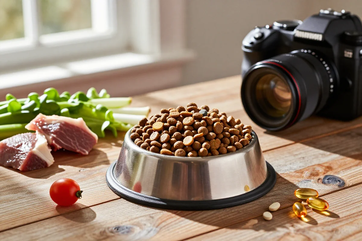 Hundefôr av høy kvalitet for store raser med friske ingredienser.
