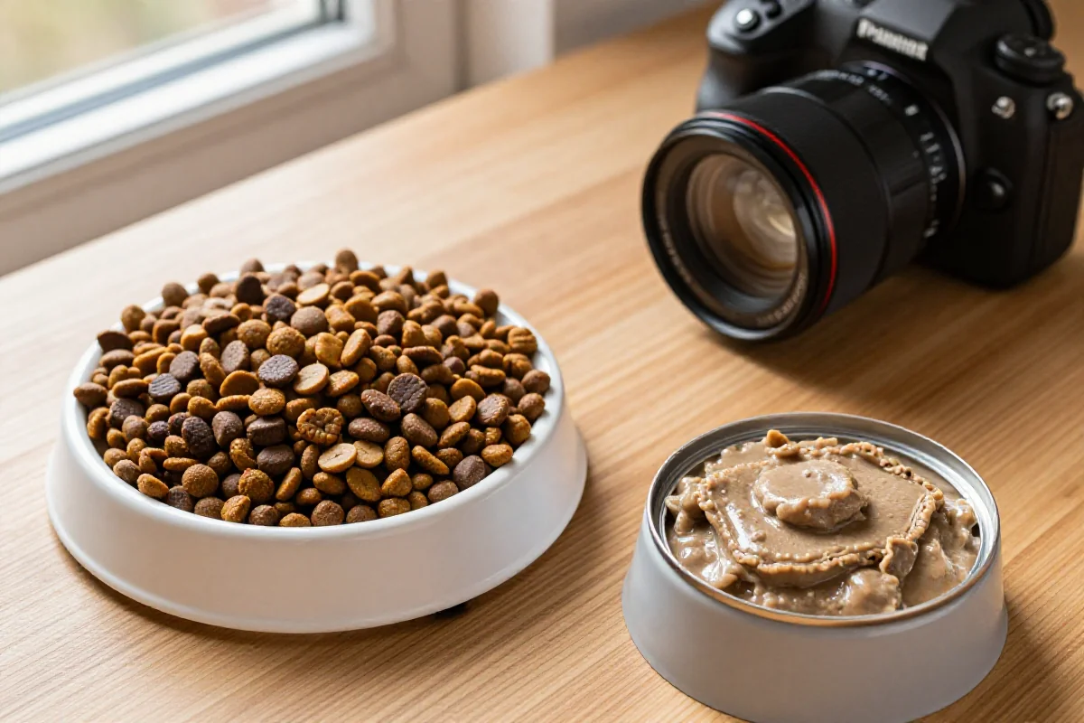 To typer hundemat: tørrfôr med novel protein og våtfôr med hydrolysert protein.