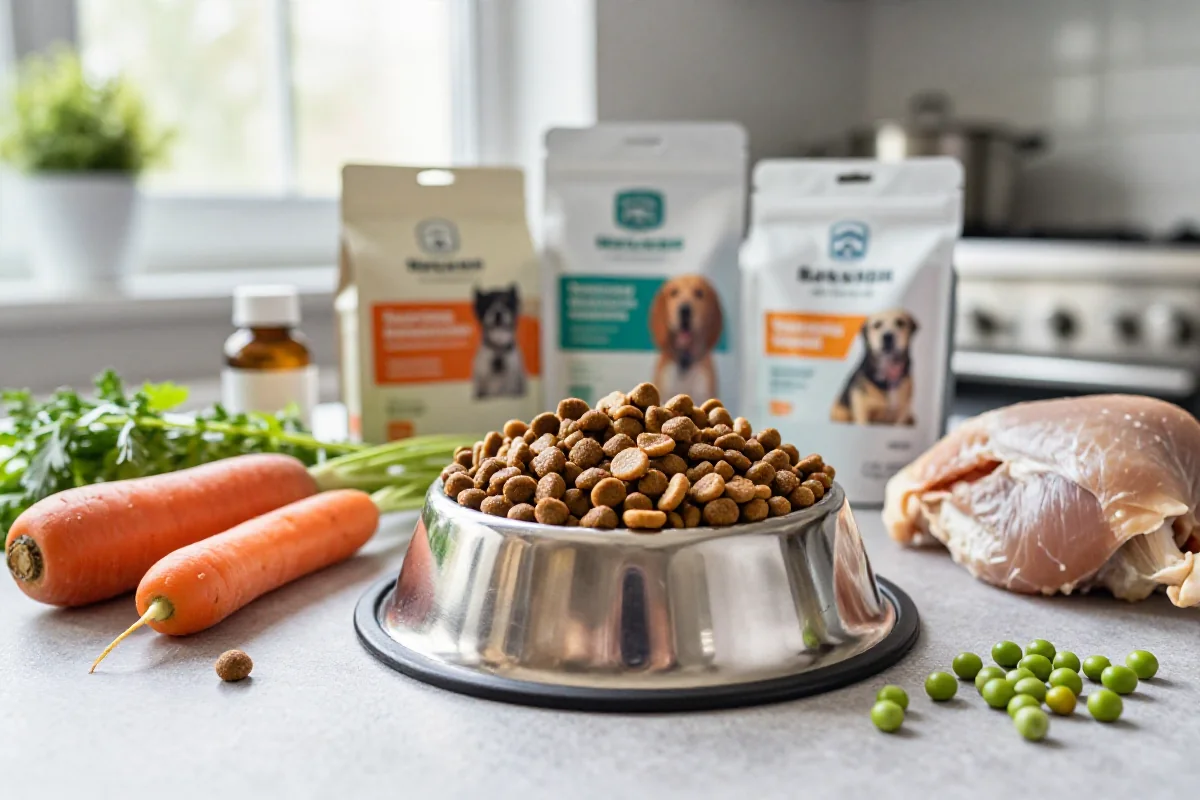 Veterinærkost for hunder med ferske ingredienser og høy kvalitet hundemat