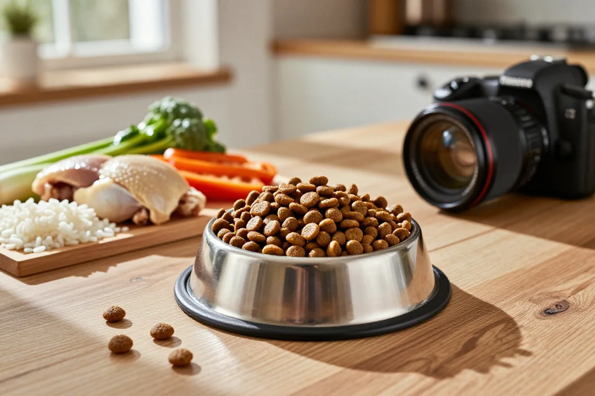 Hundemat og friske ingredienser for hund med sensitiv mage
