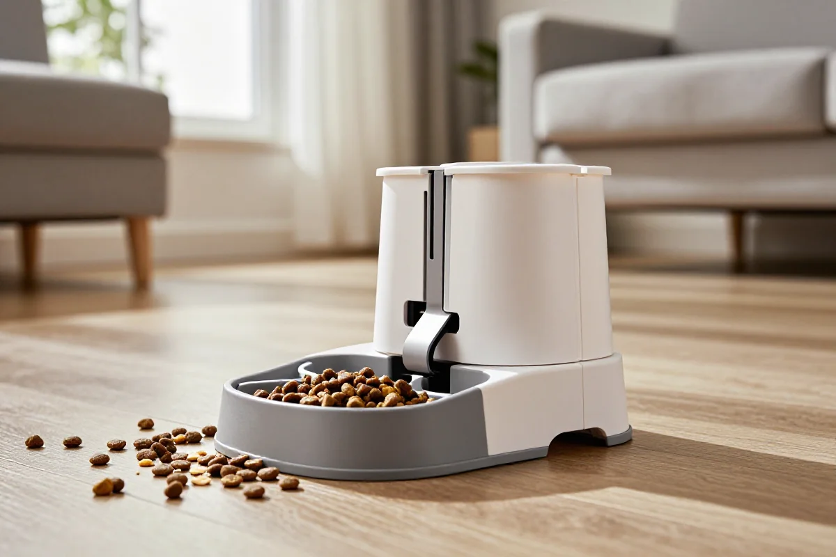 Avansert puzzle feeder for hunder med hundemat og kognitiv trening.