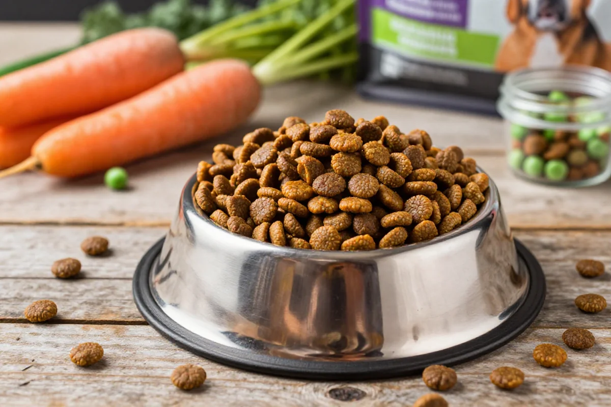 Hundeernæring med høyytelses tørrfôr og ferske ingredienser